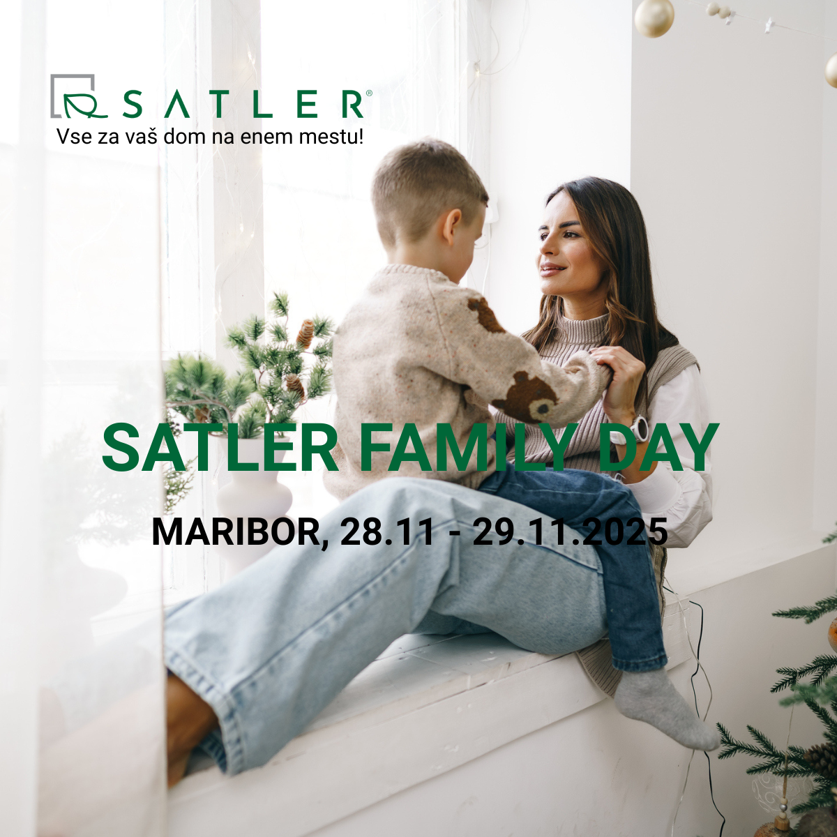 🎄 Povabilo na SATLER FAMILY VIKEND